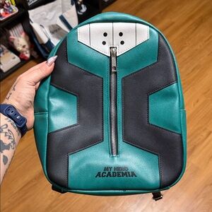 Green and Black Backpack